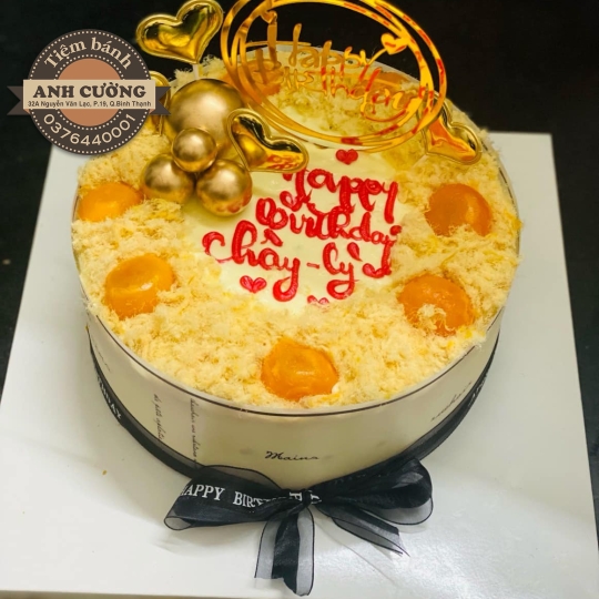  Bánh sinh nhật trứng muối ( 16cm )